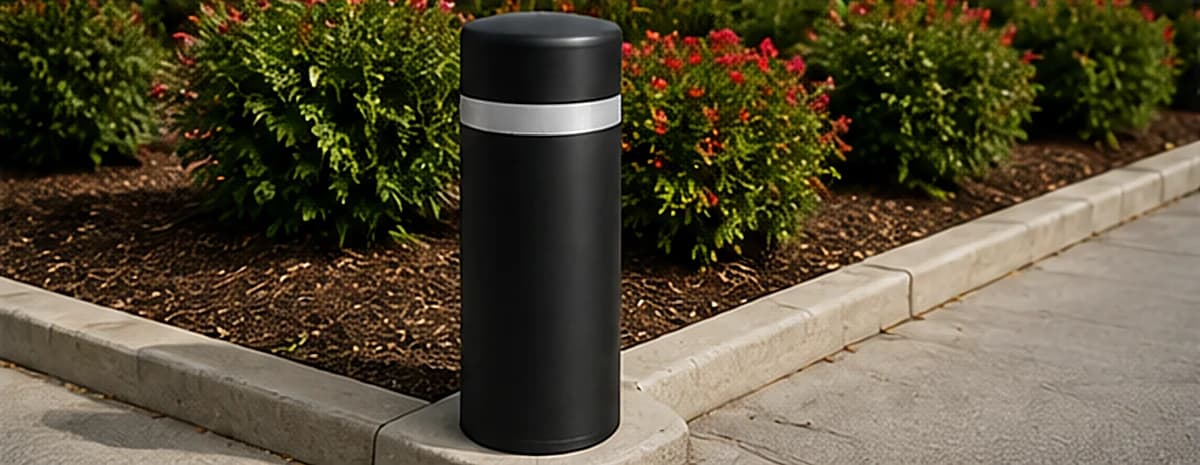 Bollard Covers & Visibility Products on a commercial site