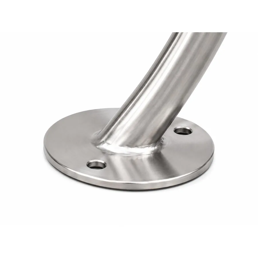 Close view of the SBD-UBRSS01 flanged base plate and mounting holes